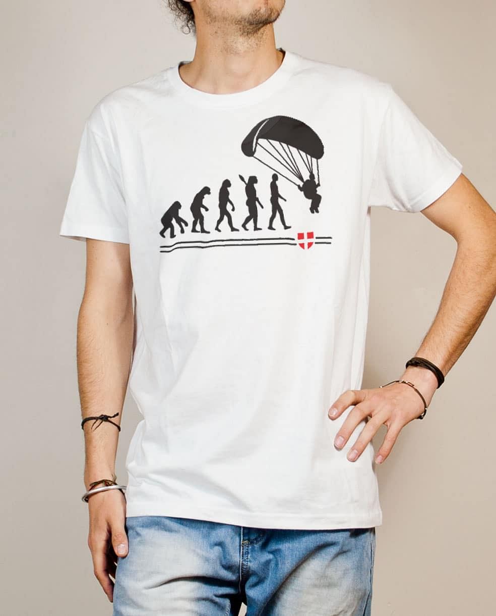 tee shirt evolution de l'homme