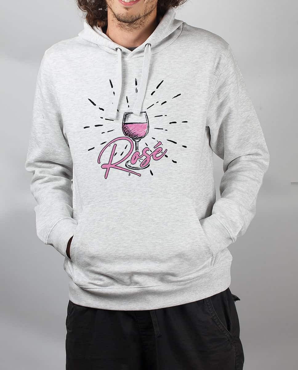 pull avec rose homme